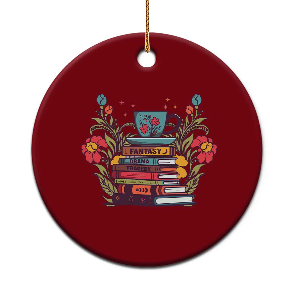 Subtle FDT Ceramic Ornament Fantasy Drama Tragedy Book Lover - Wonder Print Shop