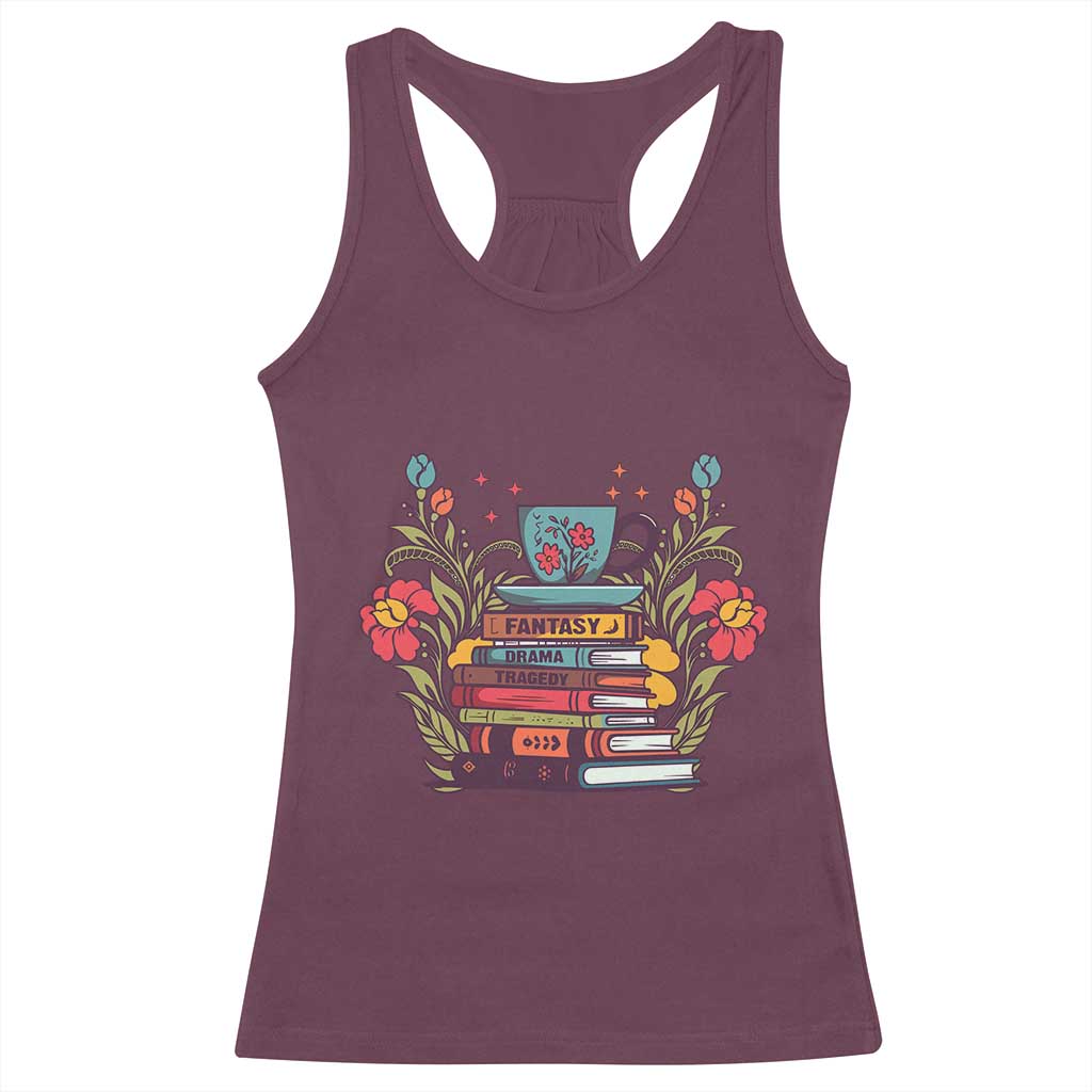 Subtle FDT Racerback Tank Top Fantasy Drama Tragedy Book Lover