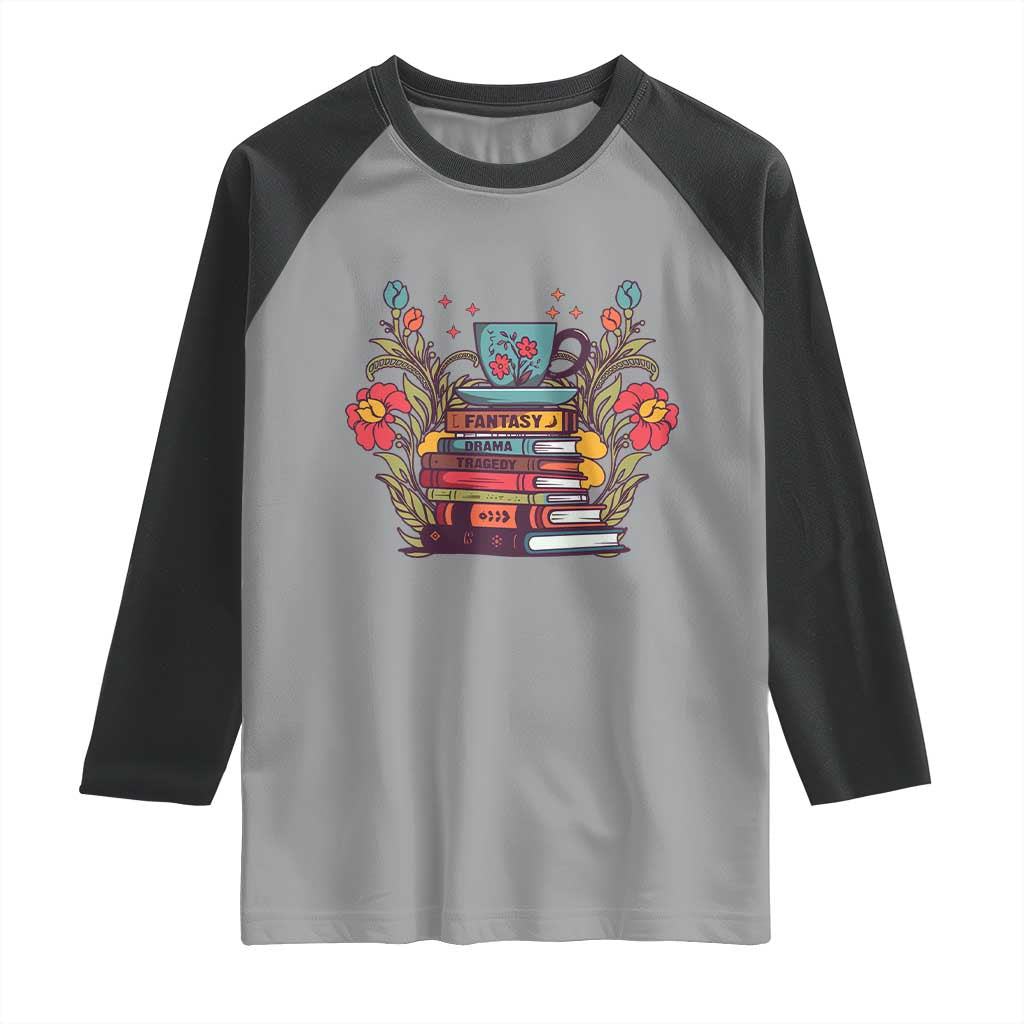 Subtle FDT Raglan Shirt Fantasy Drama Tragedy Book Lover