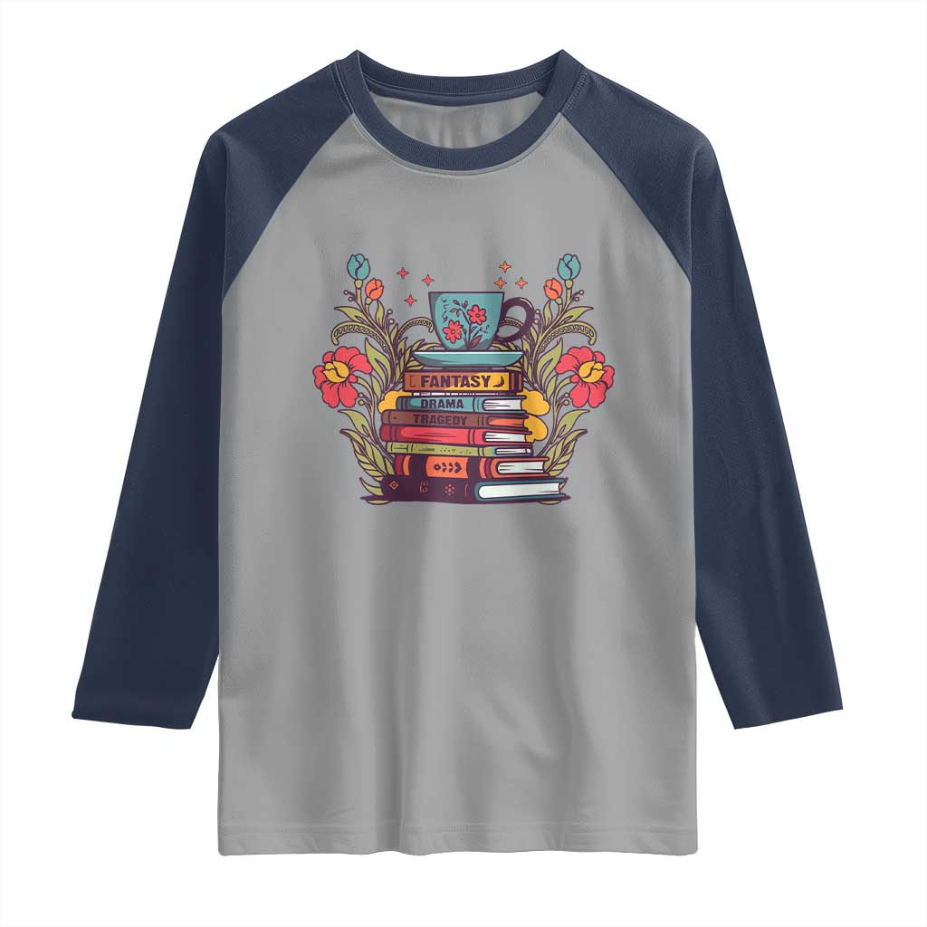 Subtle FDT Raglan Shirt Fantasy Drama Tragedy Book Lover