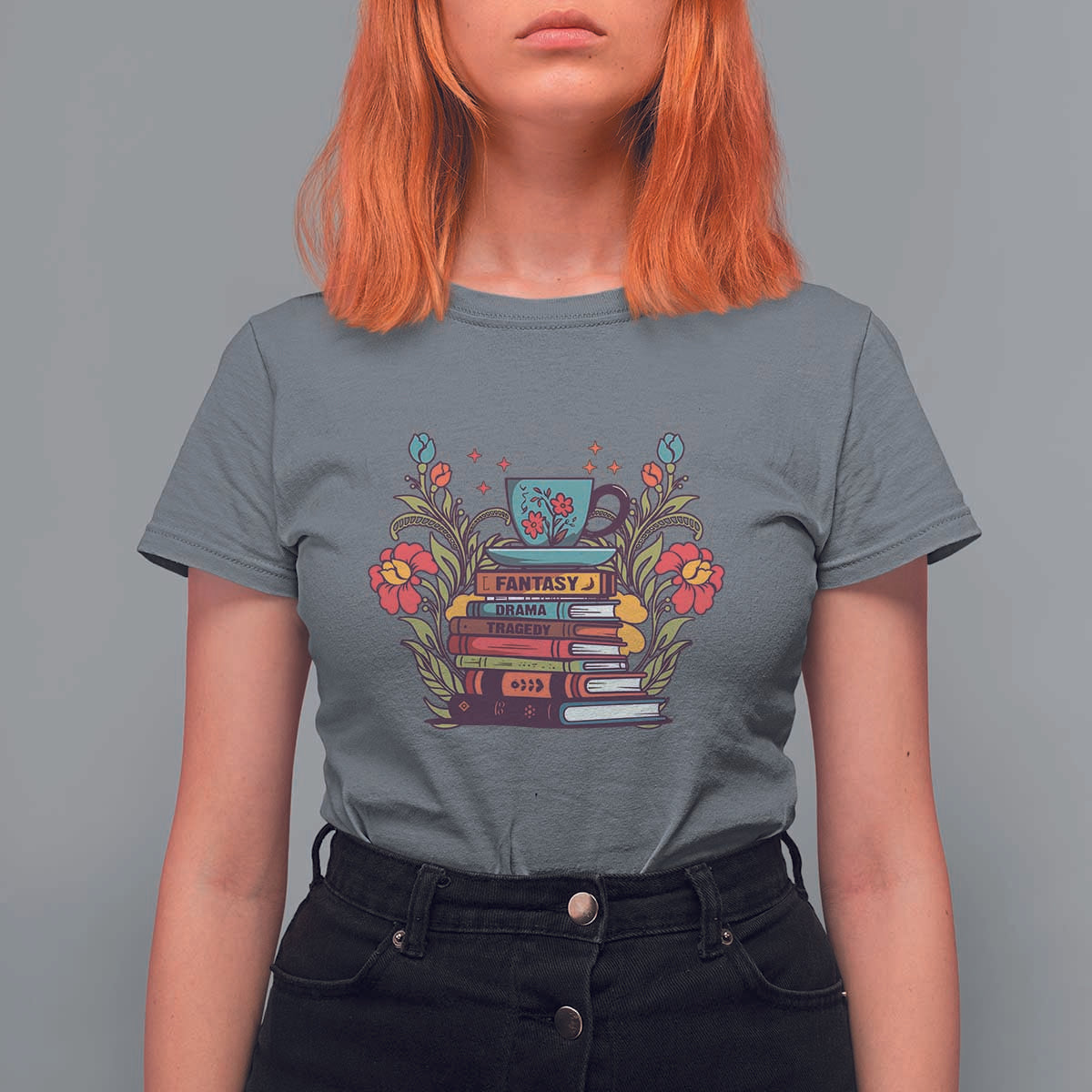 Subtle FDT T Shirt For Women Fantasy Drama Tragedy Book Lover