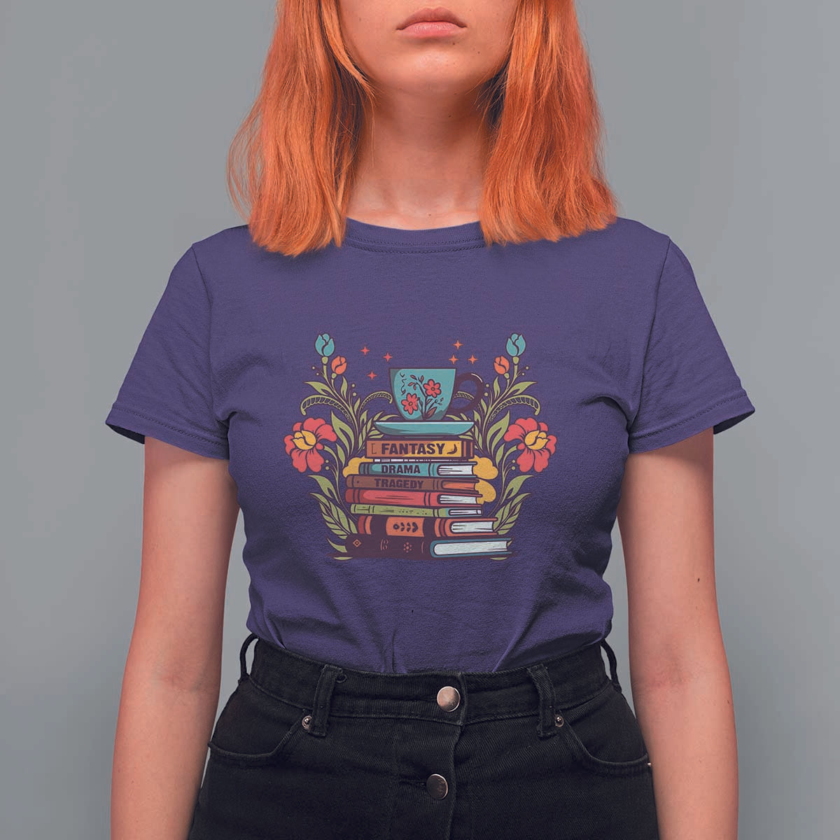 Subtle FDT T Shirt For Women Fantasy Drama Tragedy Book Lover