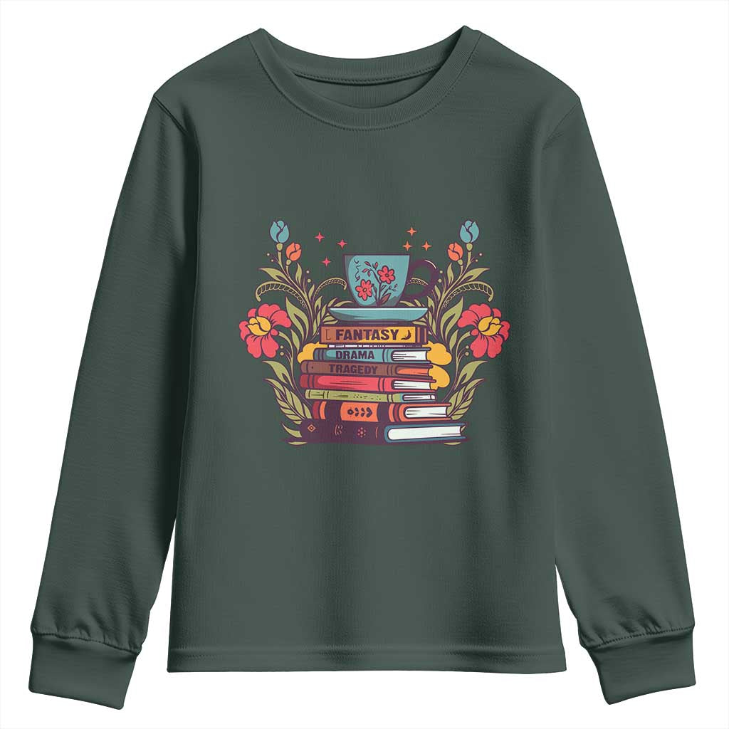Subtle FDT Youth Sweatshirt Fantasy Drama Tragedy Book Lover