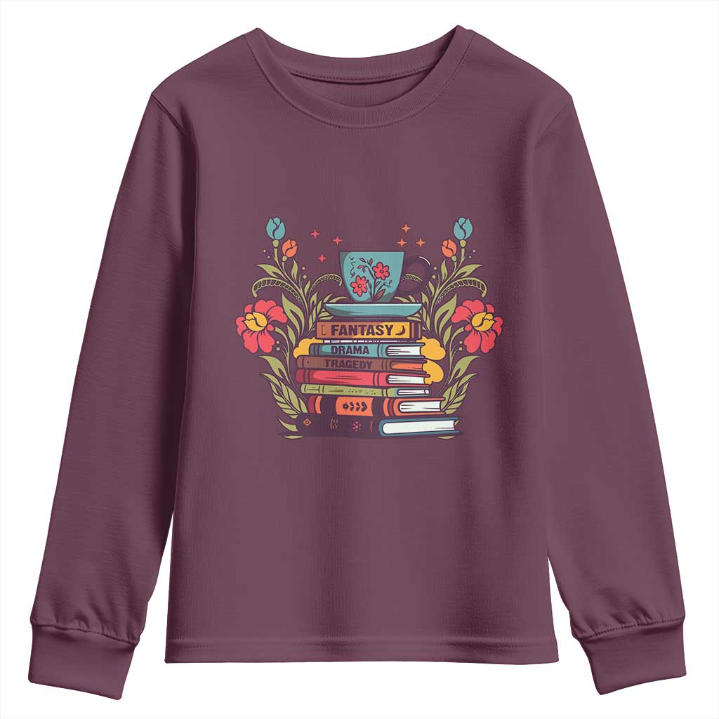 Subtle FDT Youth Sweatshirt Fantasy Drama Tragedy Book Lover