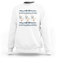 Country Goose 80s Sweatshirt 1980s Geese Blue Bowed Mama Goose