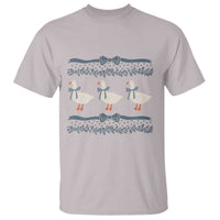 Country Goose 80s T Shirt 1980s Geese Blue Bowed Mama Goose