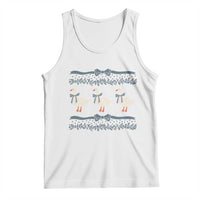 Country Goose 80s Tank Top 1980s Geese Blue Bowed Mama Goose
