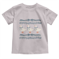 Country Goose 80s Toddler T Shirt 1980s Geese Blue Bowed Mama Goose