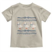 Country Goose 80s Toddler T Shirt 1980s Geese Blue Bowed Mama Goose