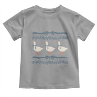Country Goose 80s Toddler T Shirt 1980s Geese Blue Bowed Mama Goose