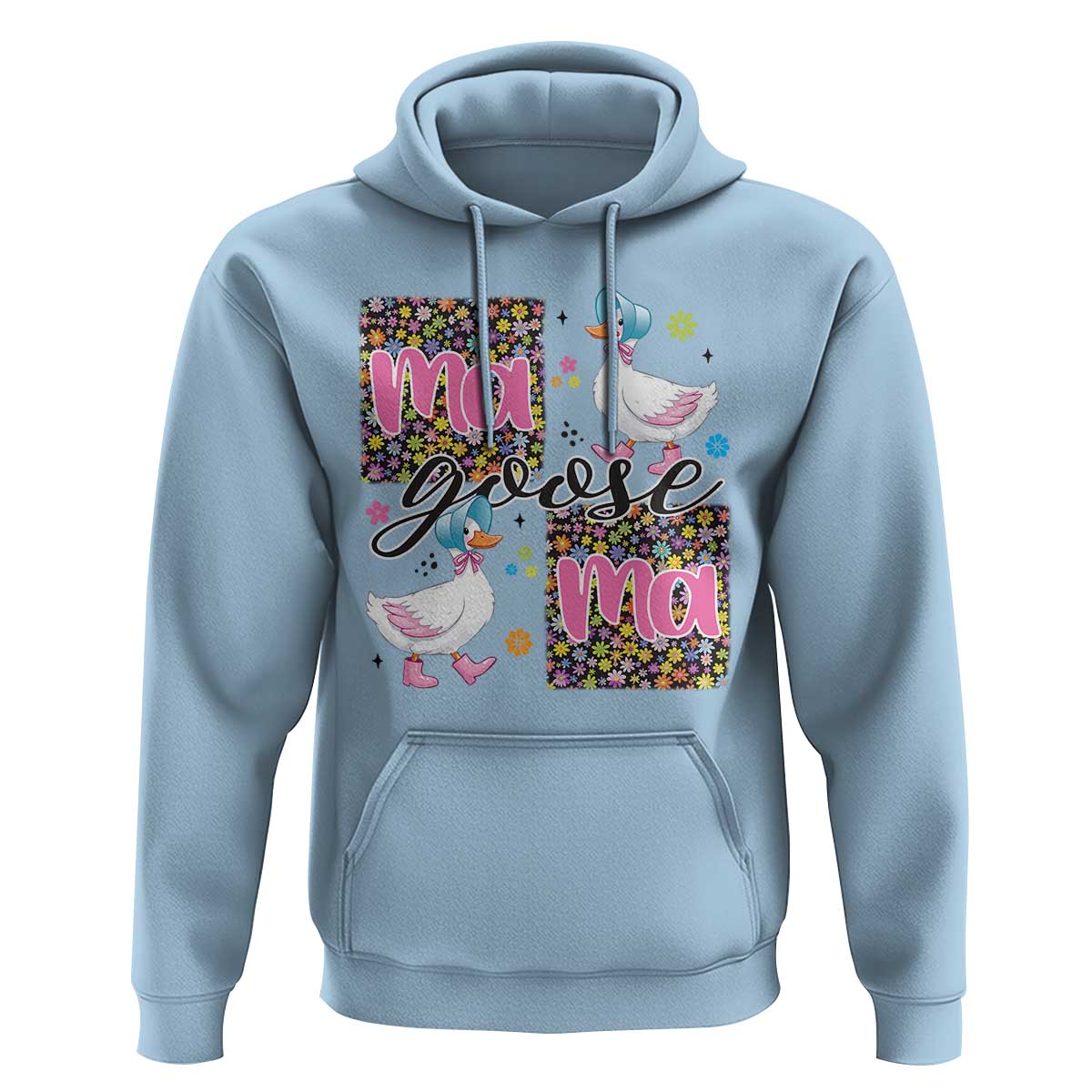 Floral Mama Goose Hoodie Coquette Vintage Aesthetic Geese Mom Mothers Day