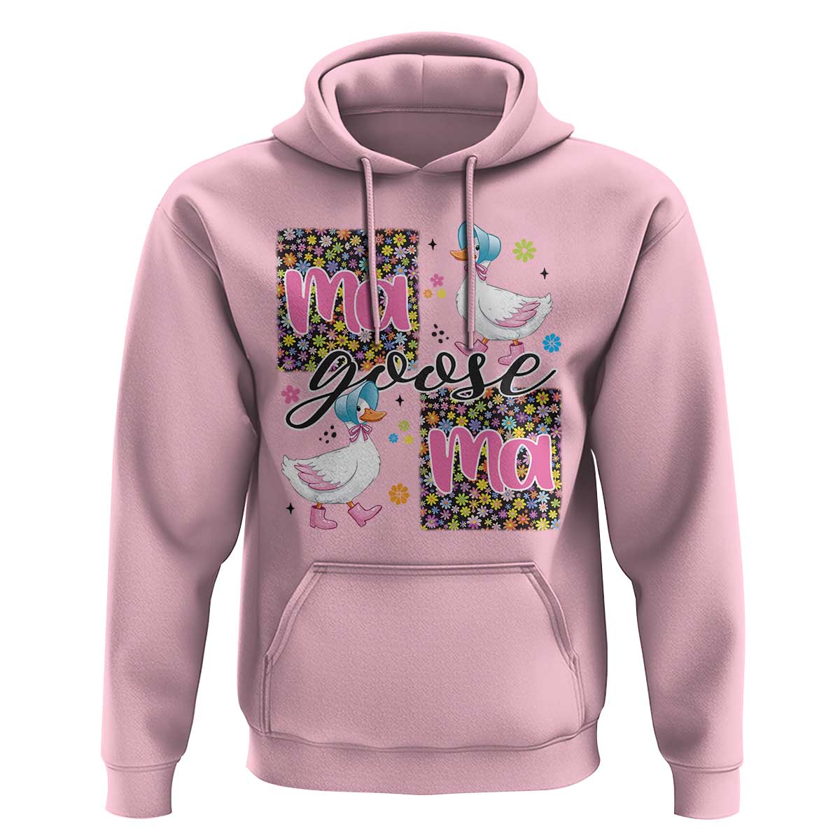Floral Mama Goose Hoodie Coquette Vintage Aesthetic Geese Mom Mothers Day