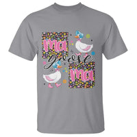 Floral Mama Goose T Shirt Coquette Vintage Aesthetic Geese Mom Mothers Day