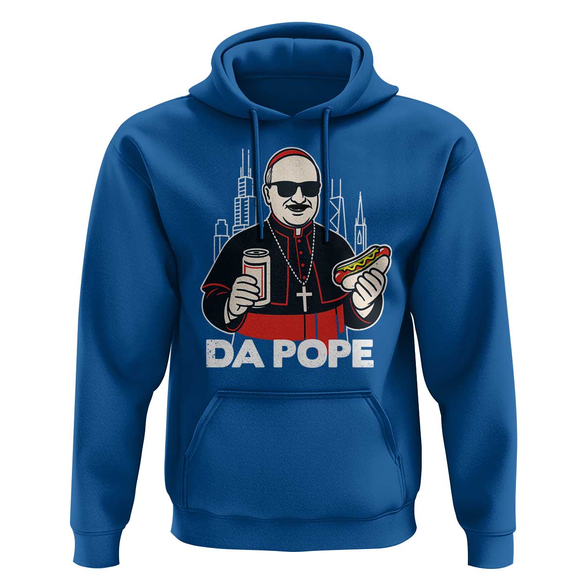 Funny Da Pope Chicago Hot Dog Hoodie 267th Pope Leo XIV