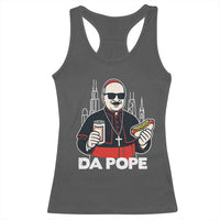 Funny Da Pope Chicago Hot Dog Racerback Tank Top 267th Pope Leo XIV