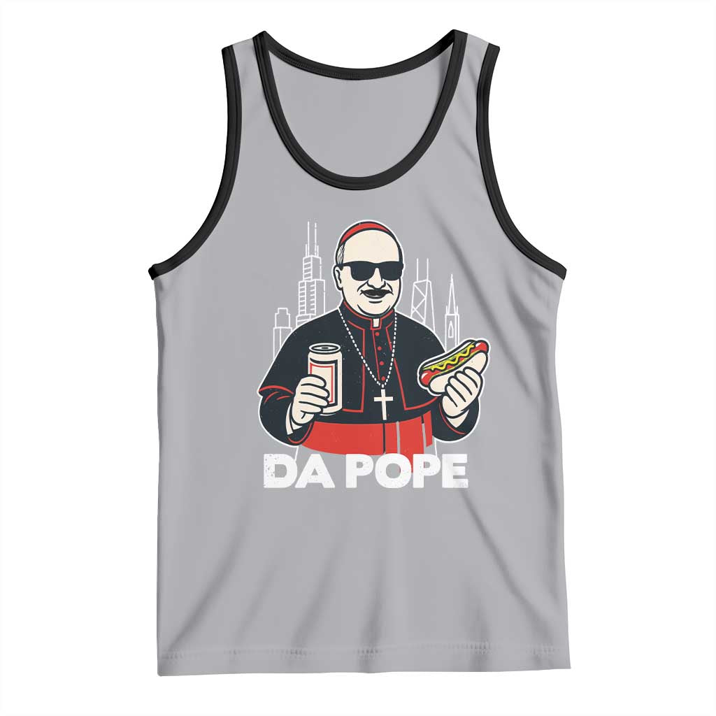 Funny Da Pope Chicago Hot Dog Tank Top 267th Pope Leo XIV