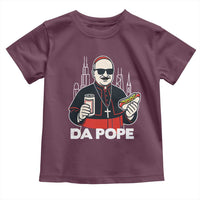 Funny Da Pope Chicago Hot Dog Toddler T Shirt 267th Pope Leo XIV