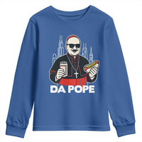 Funny Da Pope Chicago Hot Dog Youth Sweatshirt 267th Pope Leo XIV