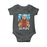 Funny Da Pope Leo XIV Baby Onesie 267th Pope Chicago Hot Dog and Beer