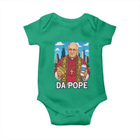 Funny Da Pope Leo XIV Baby Onesie 267th Pope Chicago Hot Dog and Beer