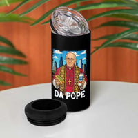 Funny Da Pope Leo XIV 4 in 1 Can Cooler Tumbler 267th Pope Chicago Hot Dog and Beer