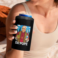 Funny Da Pope Leo XIV 4 in 1 Can Cooler Tumbler 267th Pope Chicago Hot Dog and Beer