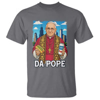 Funny Da Pope Leo XIV T Shirt 267th Pope Chicago Hot Dog and Beer