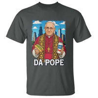 Funny Da Pope Leo XIV T Shirt 267th Pope Chicago Hot Dog and Beer