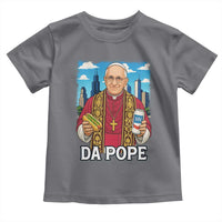 Funny Da Pope Leo XIV Toddler T Shirt 267th Pope Chicago Hot Dog and Beer