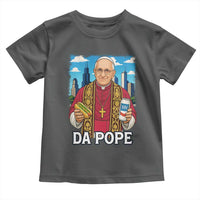 Funny Da Pope Leo XIV Toddler T Shirt 267th Pope Chicago Hot Dog and Beer