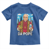 Funny Da Pope Leo XIV Toddler T Shirt 267th Pope Chicago Hot Dog and Beer