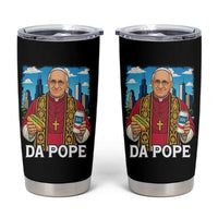 Funny Da Pope Leo XIV Tumbler Cup 267th Pope Chicago Hot Dog and Beer