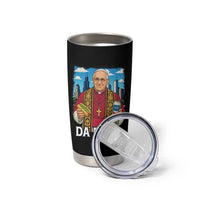 Funny Da Pope Leo XIV Tumbler Cup 267th Pope Chicago Hot Dog and Beer