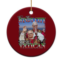 267th Pope Leo XIV Ceramic Ornament From The Windy City To The Vatican US Chicago Pride - Wonder Print Shop