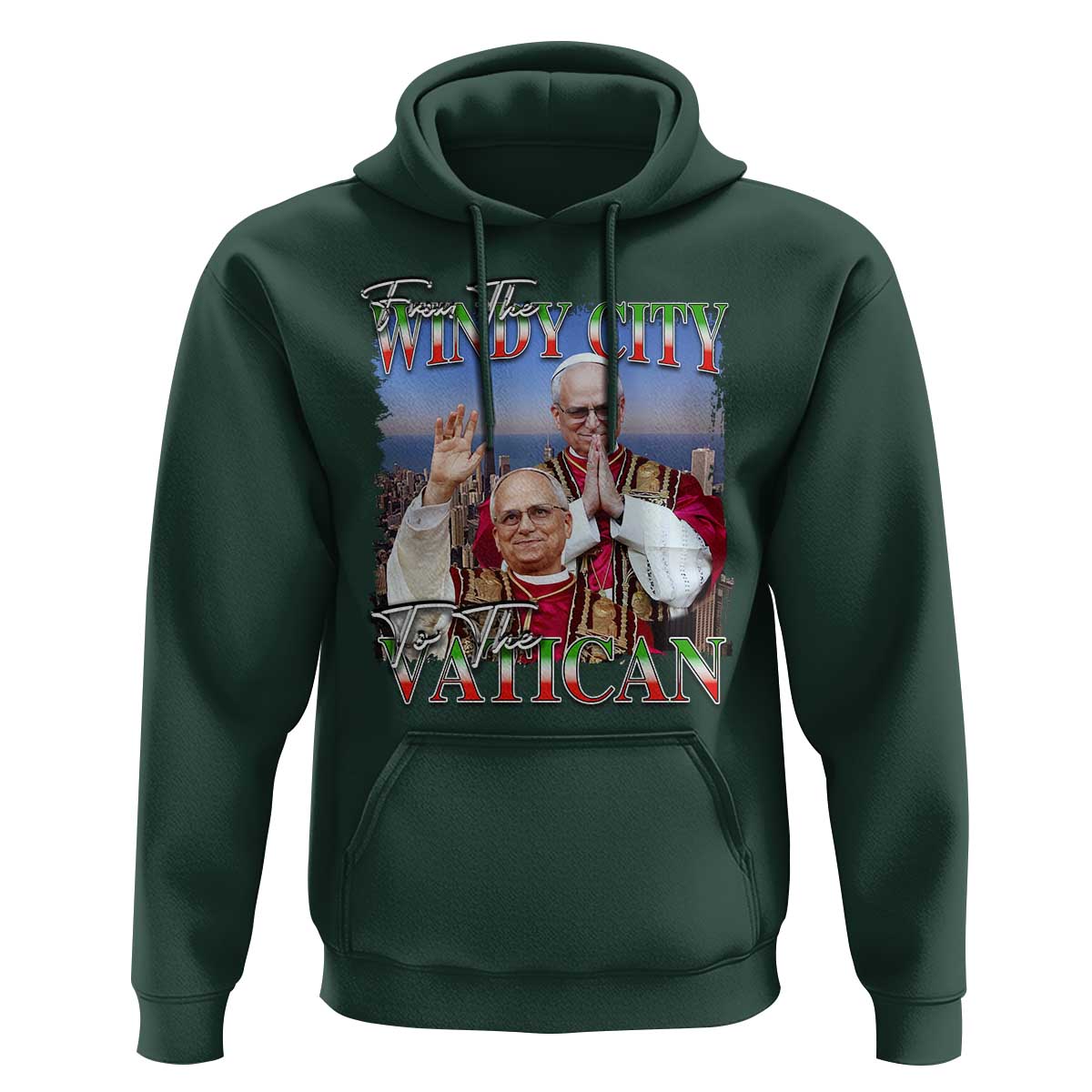 267th Pope Leo XIV Hoodie From The Windy City To The Vatican US Chicago Pride