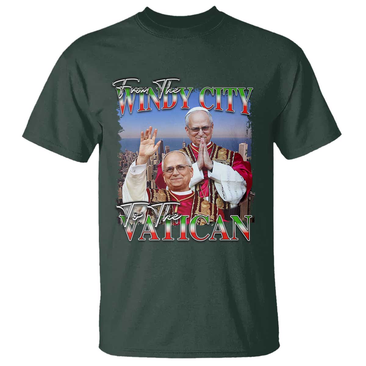 267th Pope Leo XIV T Shirt From The Windy City To The Vatican US Chicago Pride