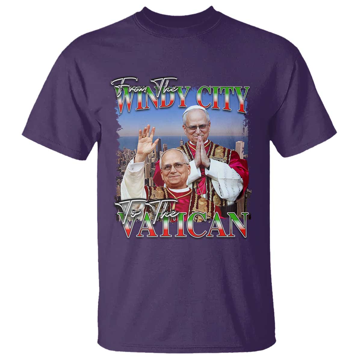 267th Pope Leo XIV T Shirt From The Windy City To The Vatican US Chicago Pride