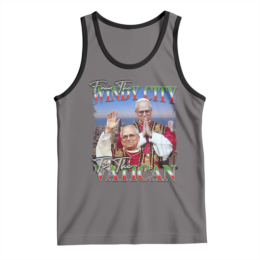 267th Pope Leo XIV Tank Top From The Windy City To The Vatican US Chicago Pride