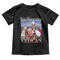 267th Pope Leo XIV Toddler T Shirt From The Windy City To The Vatican US Chicago Pride