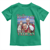 267th Pope Leo XIV Toddler T Shirt From The Windy City To The Vatican US Chicago Pride
