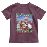 267th Pope Leo XIV Toddler T Shirt From The Windy City To The Vatican US Chicago Pride