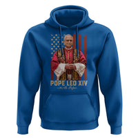 Vintage Pope Leo XIV Hoodie 267th Pope American Flag
