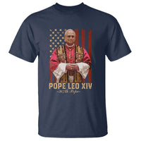Vintage Pope Leo XIV T Shirt 267th Pope American Flag