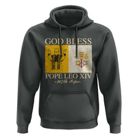 God Bless Pope Leo XIV Hoodie 267th Pope Vatican Flag