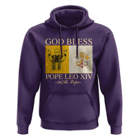 God Bless Pope Leo XIV Hoodie 267th Pope Vatican Flag