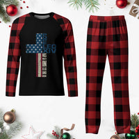 267th Pope Leo XIV Plaid Pajama Set Nos Multi In Illo Uno Unum American Cross - Wonder Print Shop