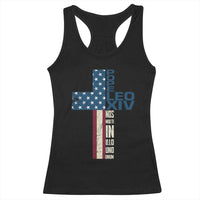 267th Pope Leo XIV Racerback Tank Top Nos Multi In Illo Uno Unum American Cross