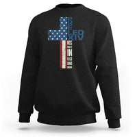 267th Pope Leo XIV Sweatshirt Nos Multi In Illo Uno Unum American Cross