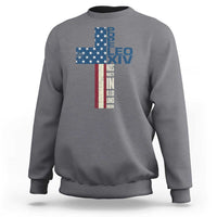 267th Pope Leo XIV Sweatshirt Nos Multi In Illo Uno Unum American Cross