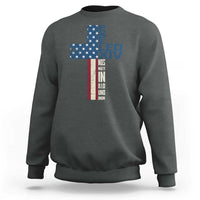 267th Pope Leo XIV Sweatshirt Nos Multi In Illo Uno Unum American Cross